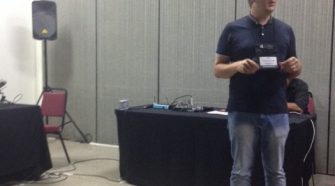 Luiz Sanches em apresentação durante o XV CBIS